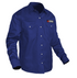 Knox FR Shirt Navy Blue With Pearl Snap Buttons