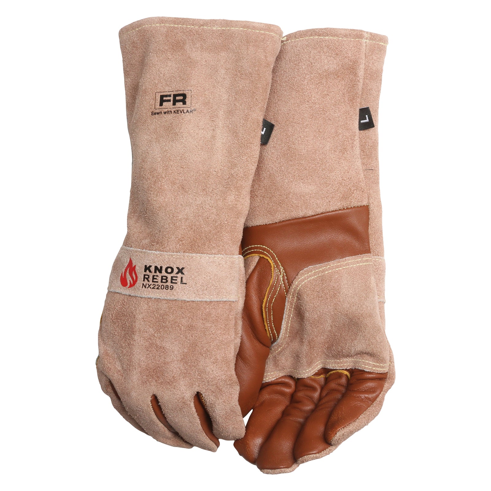 Guantes de soldadura con varilla de Kevlar FR Knox Rebel