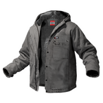 Chaqueta resistente al fuego con forro de sherpa Knox (gris)