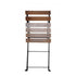 Five Piece Dining Set with 28" Round Powder Coated Steel Top with Four 5504 Side Chairs
