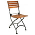 Five Piece Dining Set with 28" Round Powder Coated Steel Top with Four 5504 Side Chairs