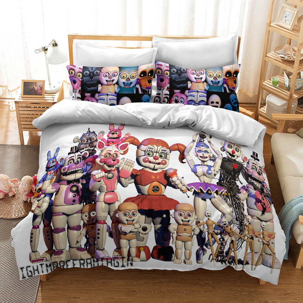 Five Nights at Freddy's Cosplay Bedding Quilt Cover Without Filler