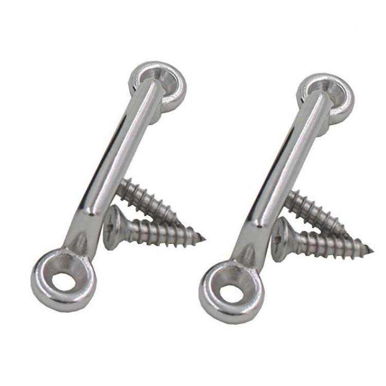 Kit de correas de amarre para hielera con presillas de acero inoxidable para cubierta y pie de apoyo. OPCIONES DE COLOR | OPCIONES DE LONGITUD