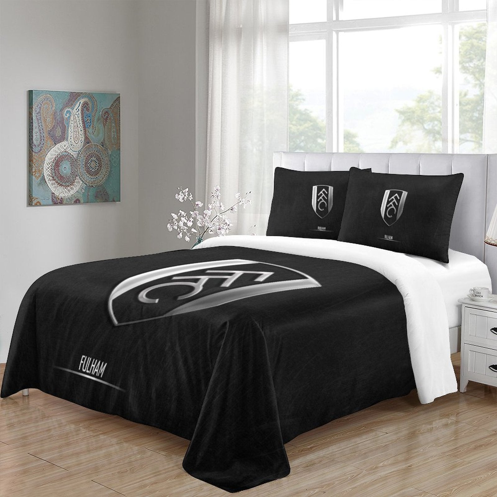 Juego de ropa de cama Fulham con funda nórdica sin relleno
