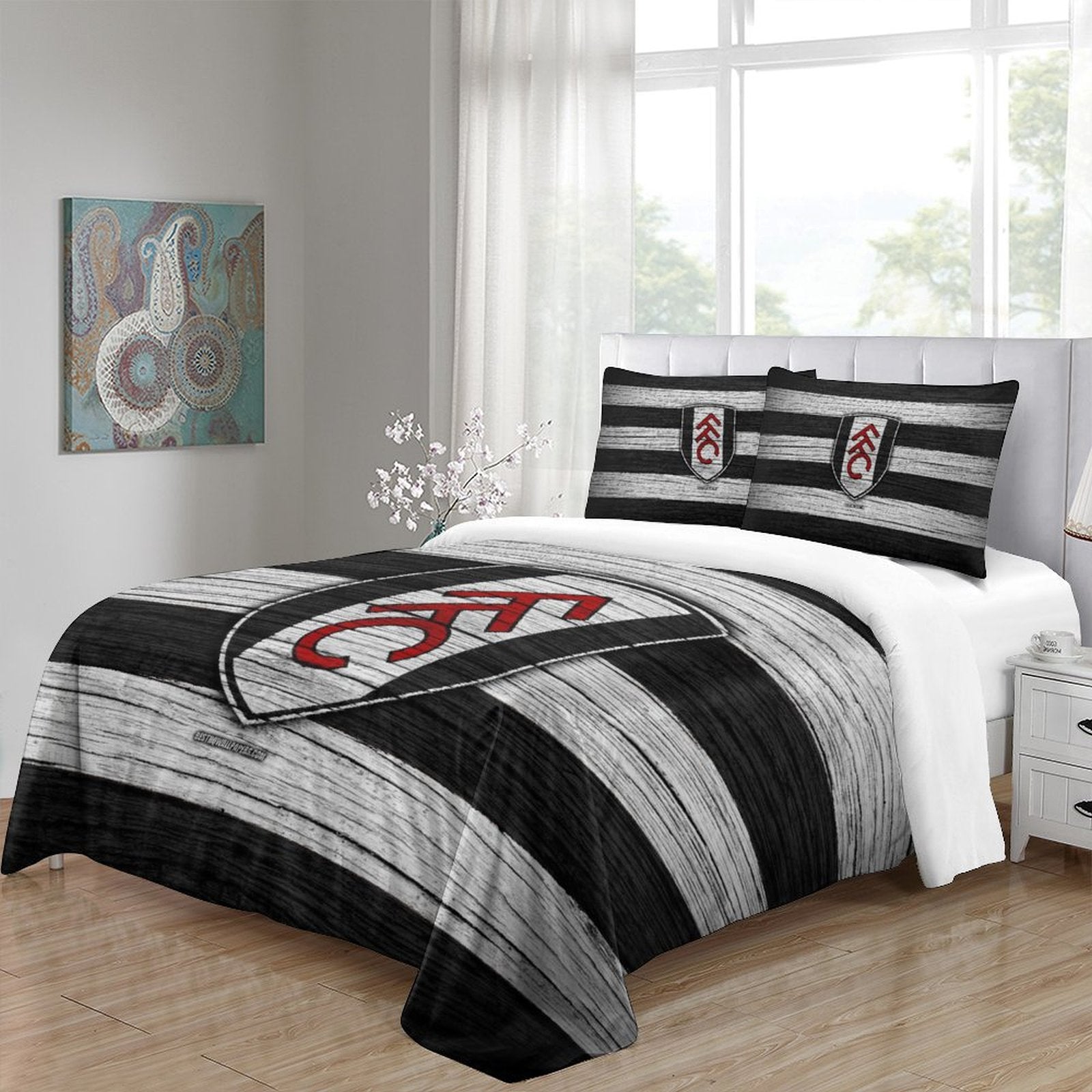 Juego de ropa de cama Fulham con funda nórdica sin relleno