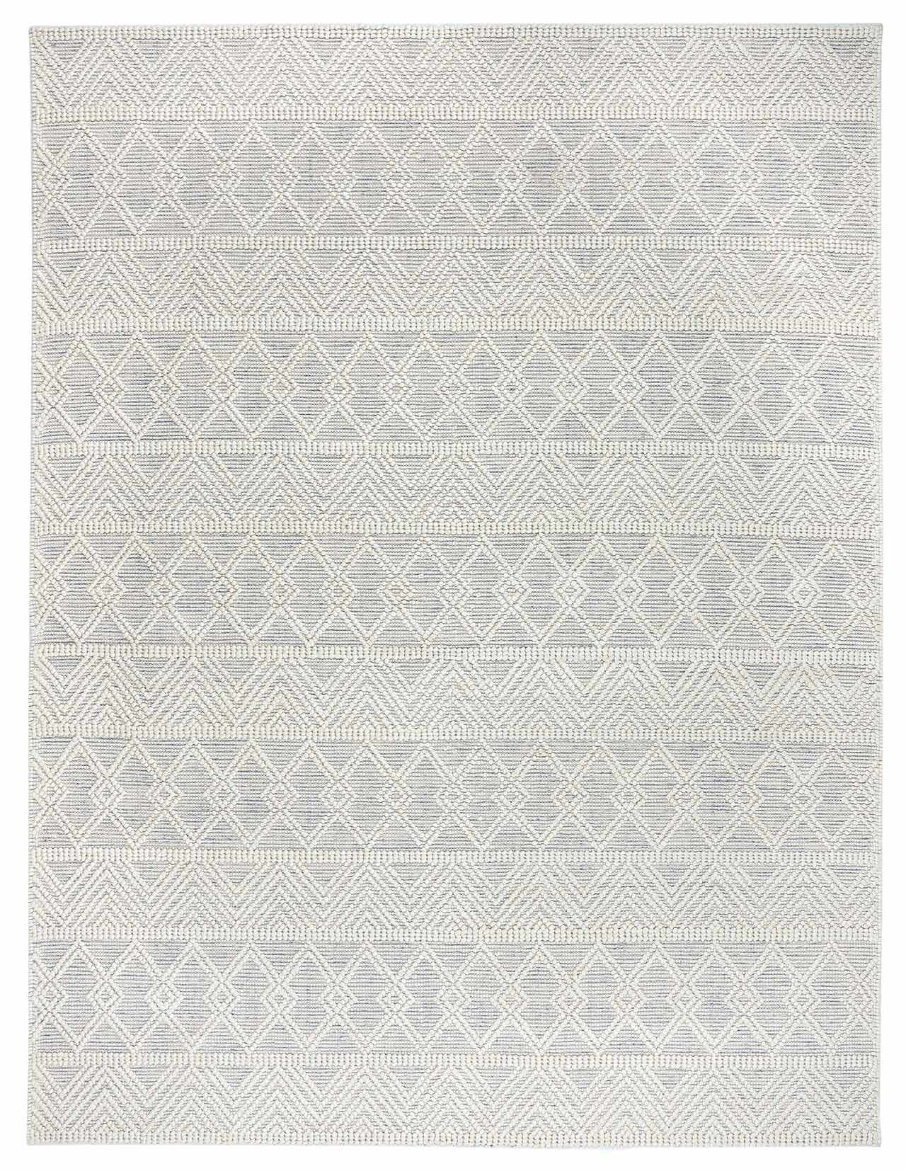 Alfombra de lana beige hecha a mano Ginter - Liquidación