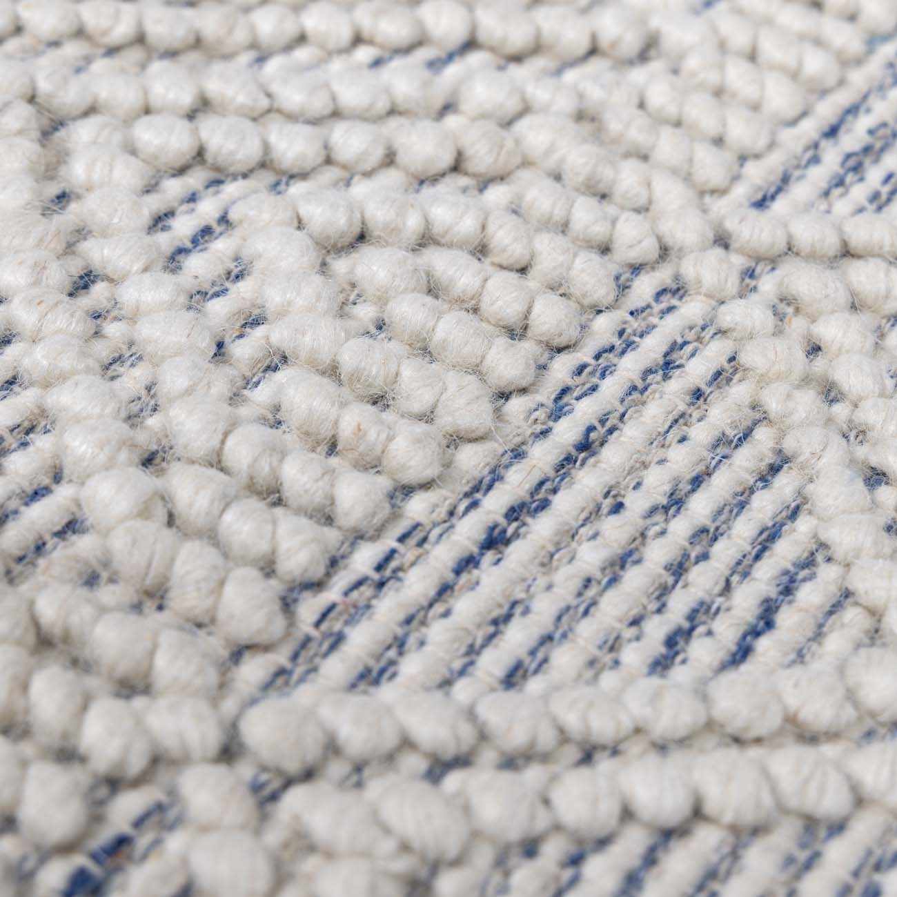 Alfombra de lana beige hecha a mano Ginter - Liquidación