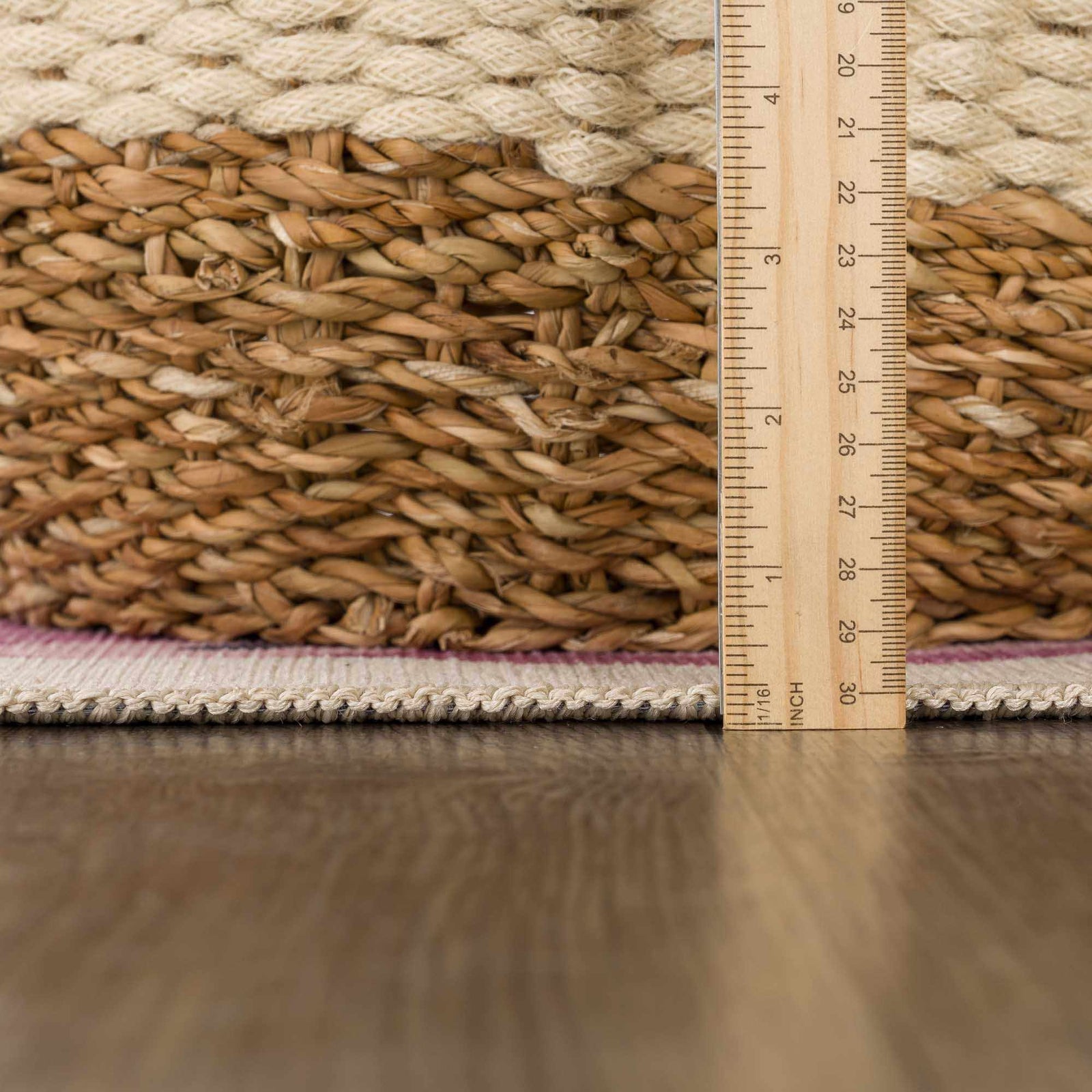 Alfombra lavable para niños con diseño de rayuela de colores de Lundy