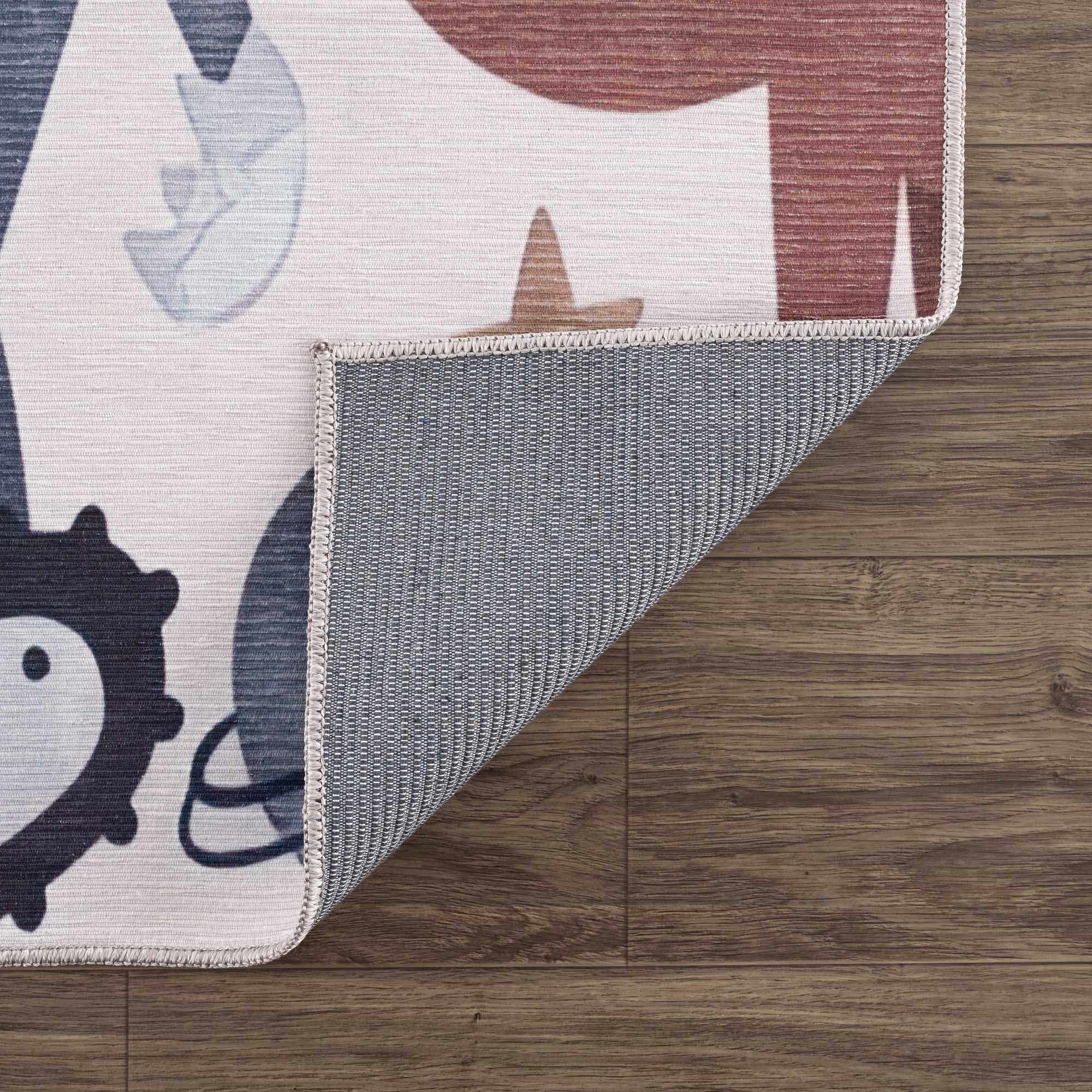 Alfombra lavable para niños Libra Rainbow
