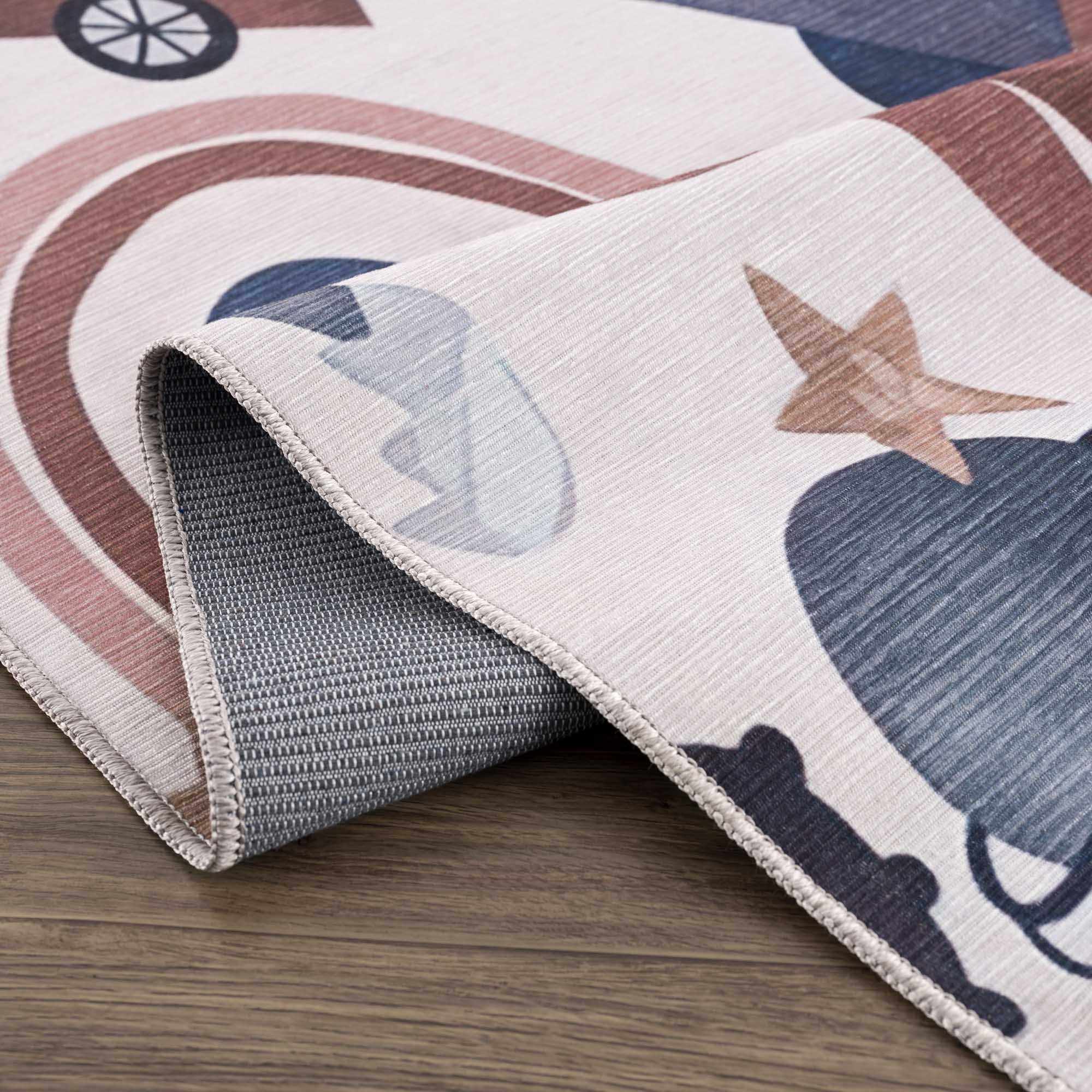 Alfombra lavable para niños Libra Rainbow