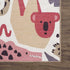 Alfombra infantil lavable con estampado animal de Natal