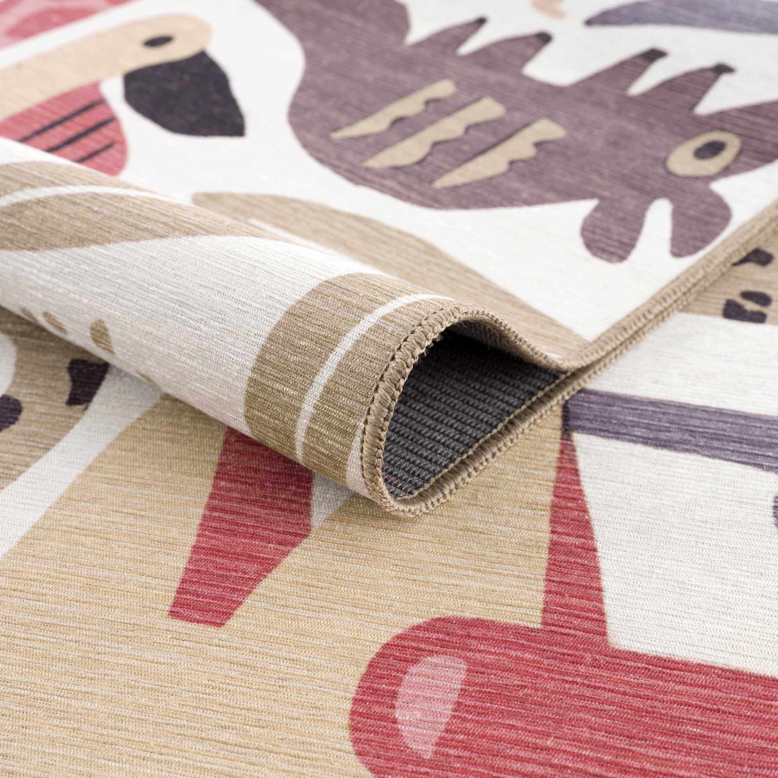 Alfombra infantil lavable con estampado animal de Natal