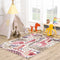 Alfombra infantil lavable con estampado animal de Natal