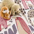 Alfombra infantil lavable con estampado animal de Natal