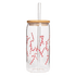 Lata de vidrio con forma de bastón de caramelo - 17 oz