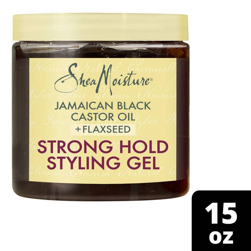 Loción sin enjuague y fijadora SheaMoisture Jamaican Black Castor Oil - 15 onzas líquidas