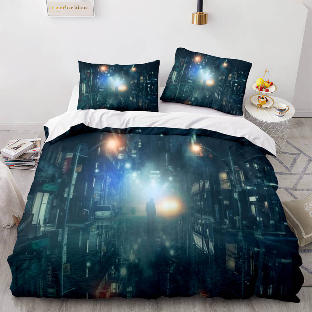 Game Cyberpunk 2077 Bedding Set Cosplay Quilt Cover Without Filler