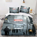 Game Cyberpunk 2077 Bedding Set Cosplay Quilt Cover Without Filler