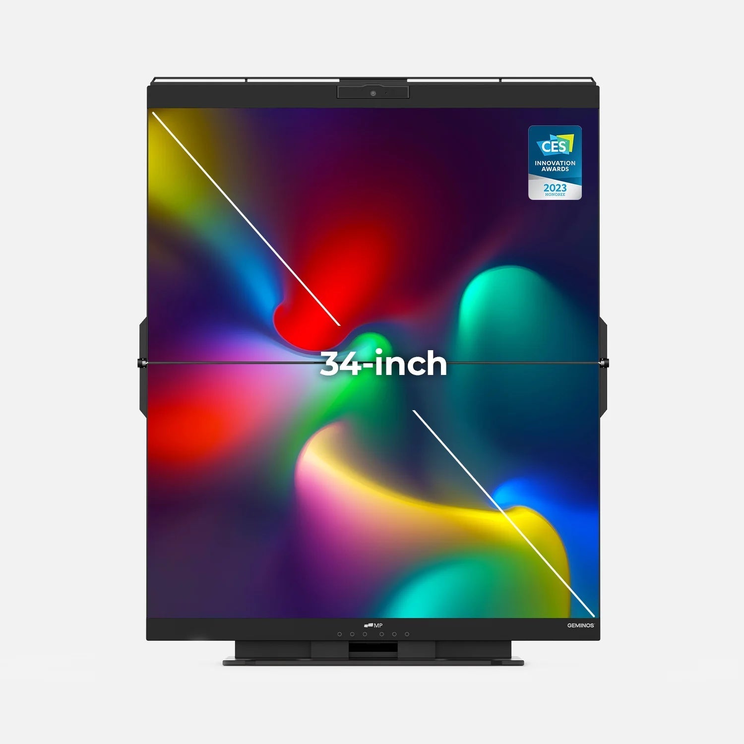 Geminos Dual 24'' Monitor with Stand