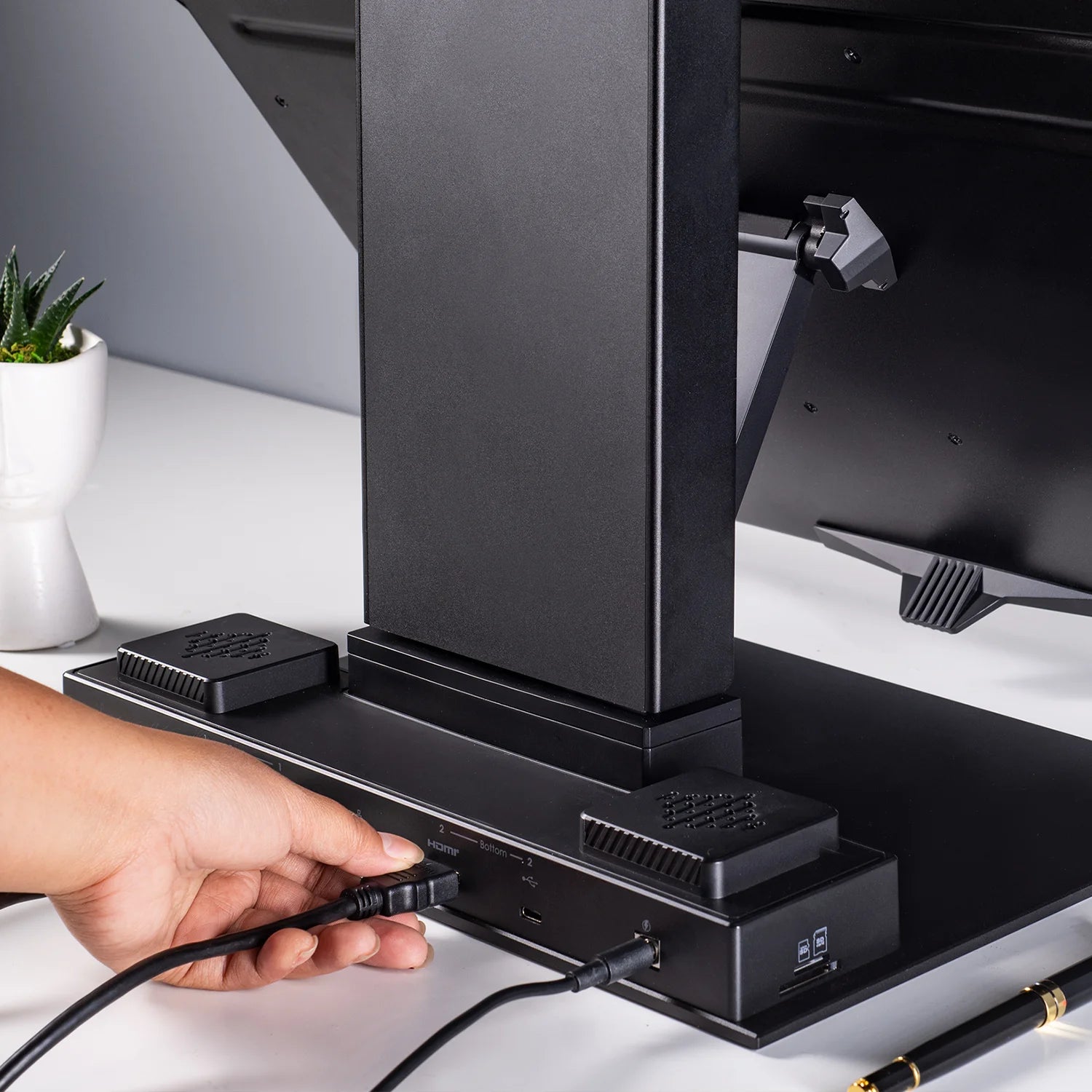 Geminos Dual 24'' Monitor with Stand