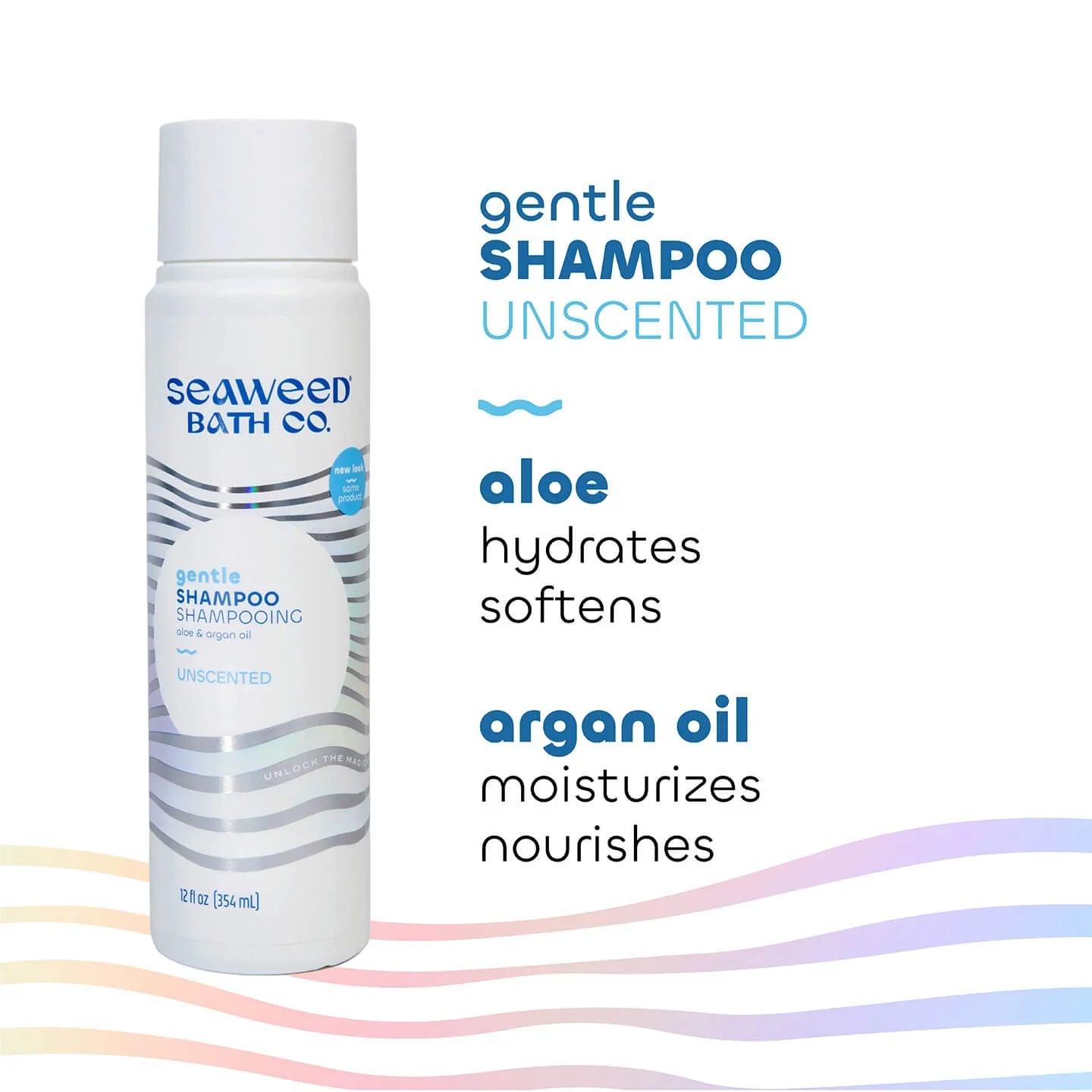 Champú hidratante sin perfume The Seaweed Bath Co - 355 ml