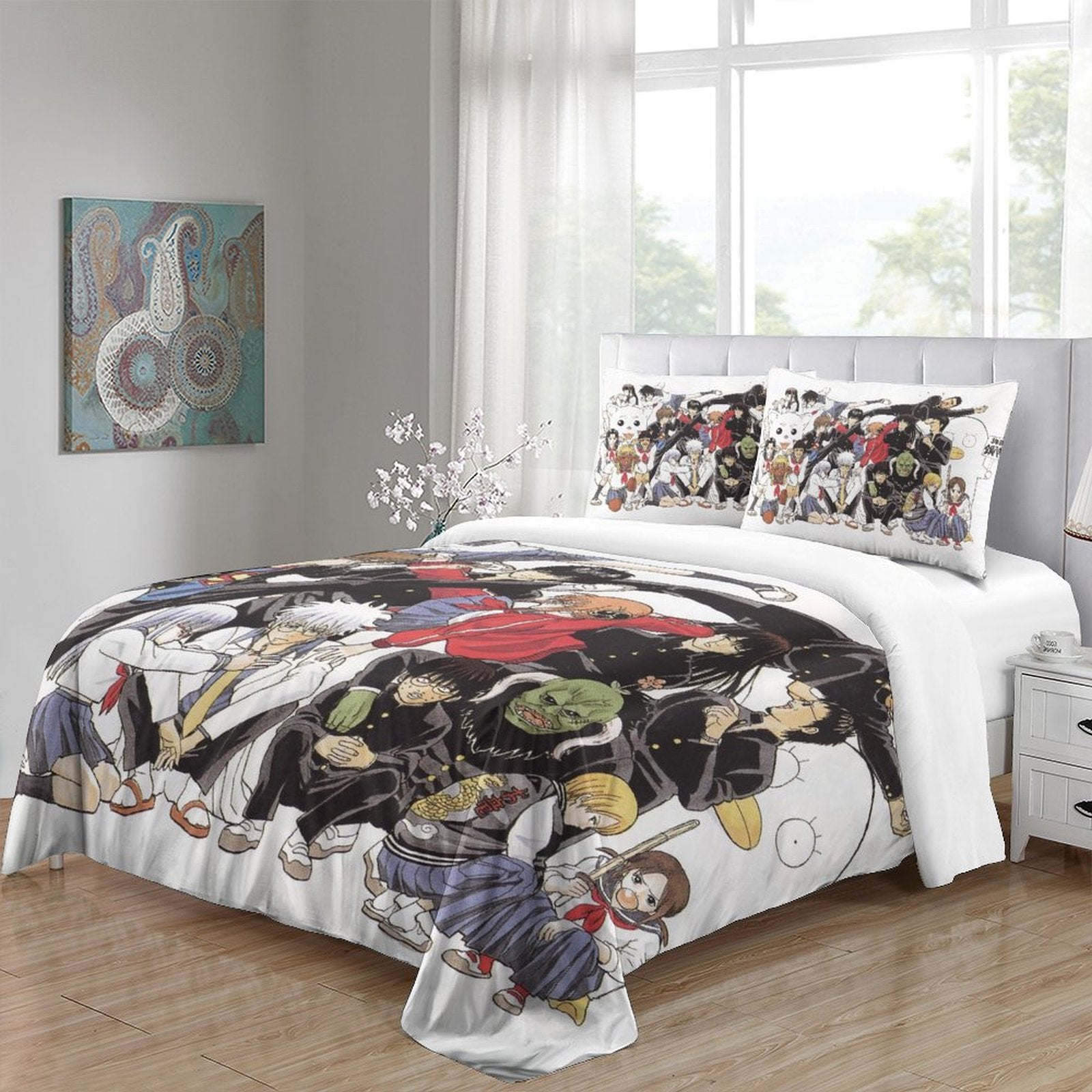 Gintama Bedding Set Pattern Quilt Cover Without Filler