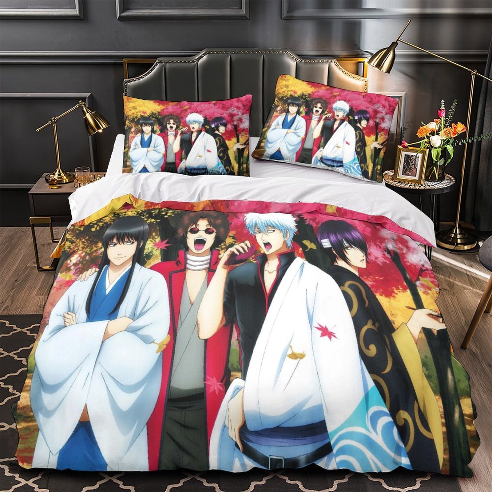 Gintama Bedding Set Pattern Quilt Cover Without Filler