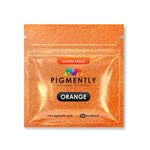 Pigmento epoxi en polvo con purpurina naranja