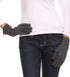 Sakkas Lidy Leather Embroidered Comfortable Warm Snow Touch Screen Finger Gloves