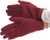 Sakkas Rayanne Soft Classic Knit Faux Leather Wrist Band Touch Screen Warm Gloves