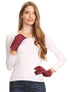 Sakkas Emie Quilted and Lace Super Soft Warm Driving Gloves Touch Screen Capable