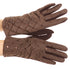 Sakkas Emie Quilted and Lace Super Soft Warm Driving Gloves Touch Screen Capable