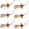 Goddard Caddis Dry Fly - 6 Flies Hook Size 14