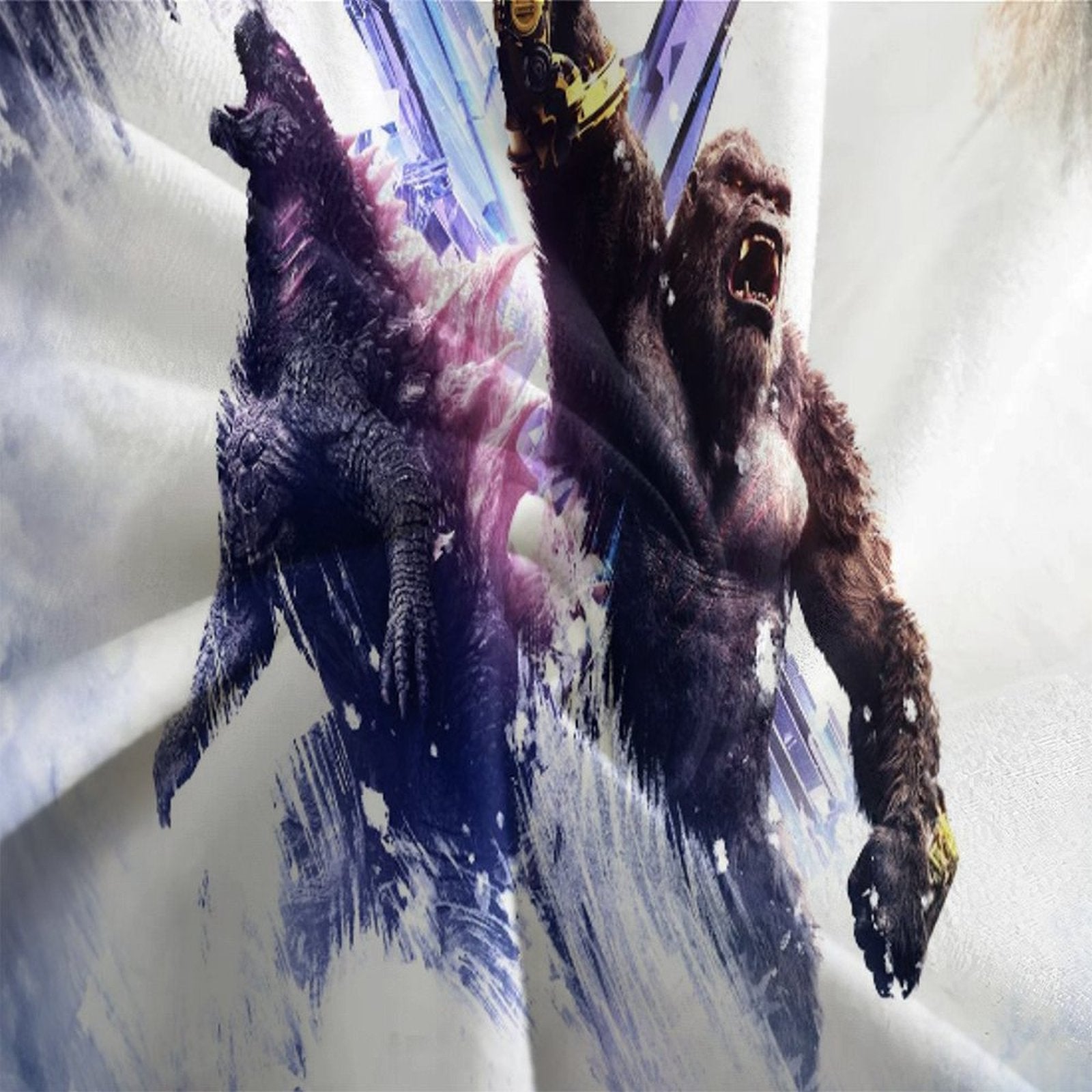Godzilla X Kong The New Empire Bedding Set Duvet Cover Without Filler