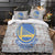 Juego de cama con funda nórdica y sin relleno de los Golden State Warriors