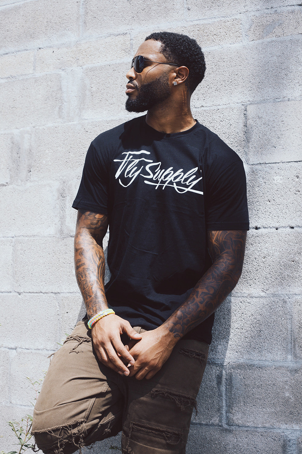 Fly Supply Logo: Black (10 Year Anniversary) T Shirts
