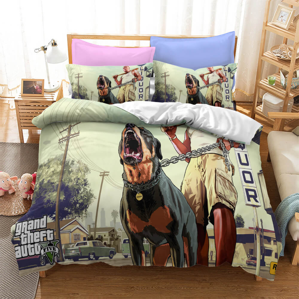 Grand Theft Auto Cosplay Bedding Set Quilt Cover Without Filler