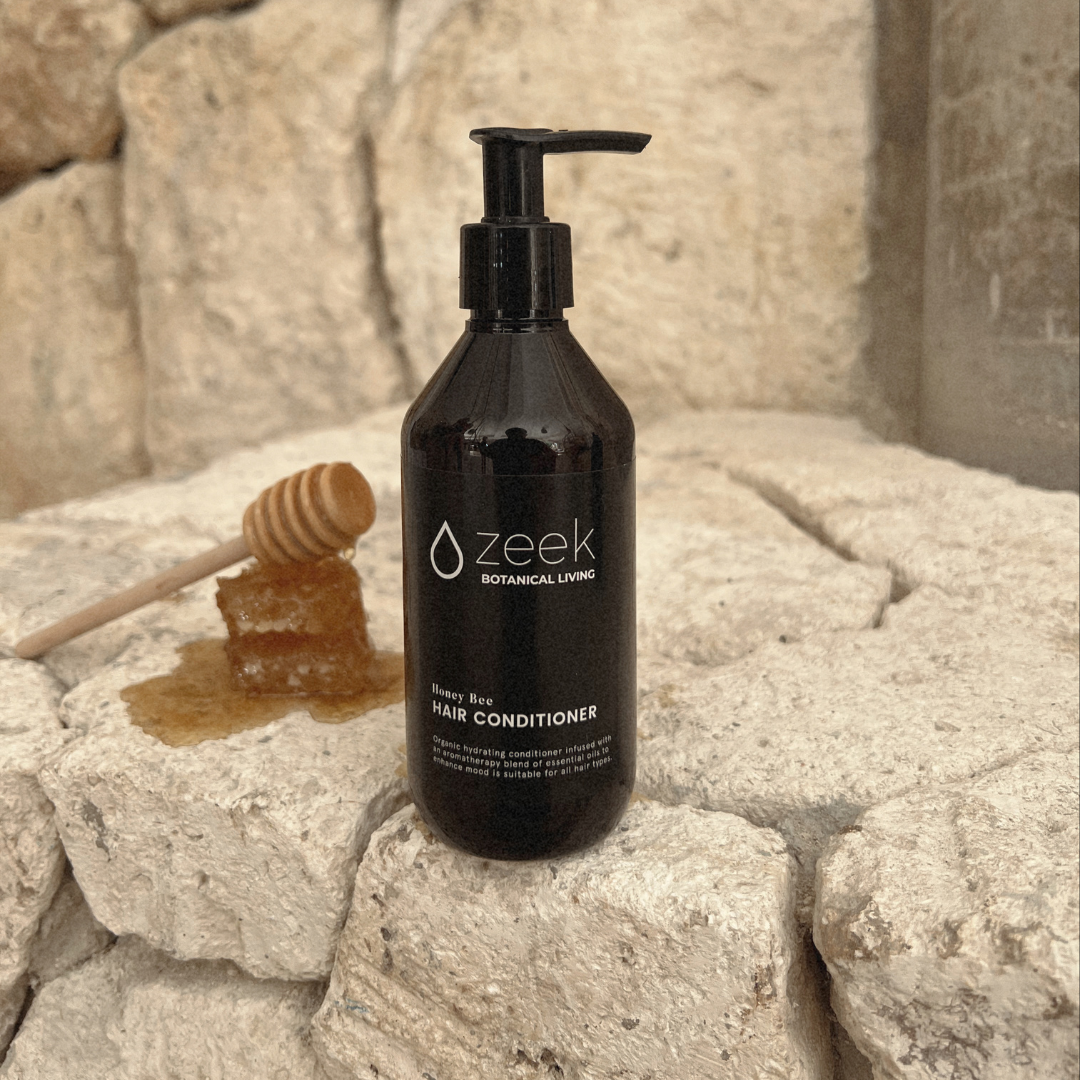 ACONDICIONADOR PARA EL CABELLO CON MIEL ORGÁNICA ZEEK MAYAN BEE / BOTELLA DE 16 OZ