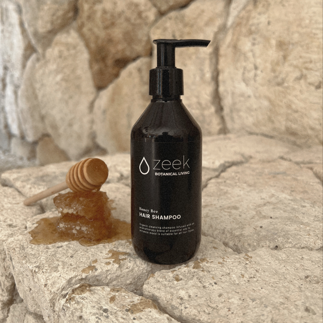 CHAMPÚ PARA CABELLO CON MIEL ORGÁNICA ZEEK MAYAN BEE / BOTELLA DE 16 OZ