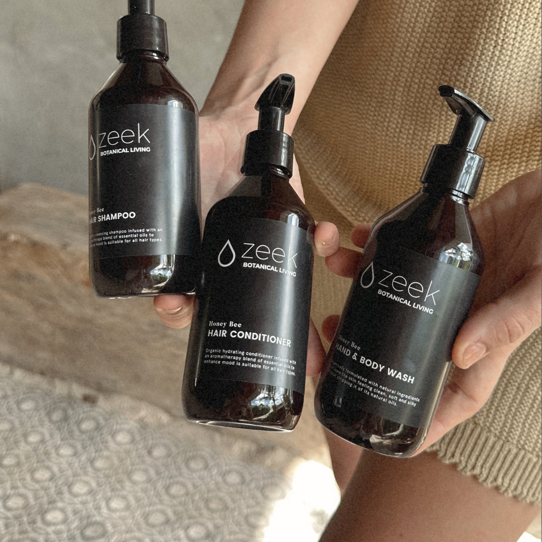 CHAMPÚ PARA CABELLO CON MIEL ORGÁNICA ZEEK MAYAN BEE / BOTELLA DE 16 OZ