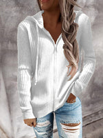 Dark Grey Ribbed Knit Henley