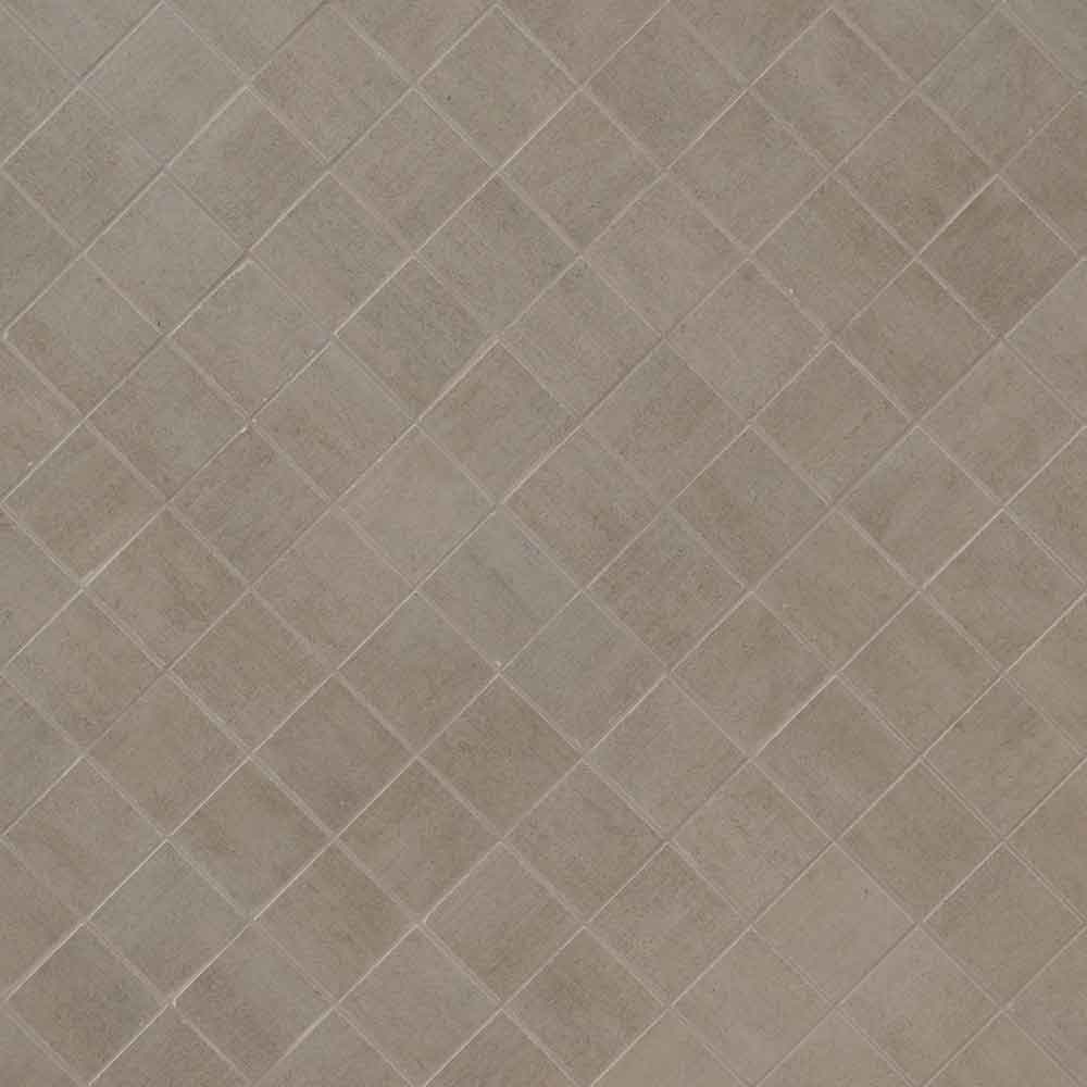 Mosaico de cerámica Gridscale Gris de 30,5 x 30,5 cm con montaje en malla - Colección MSI