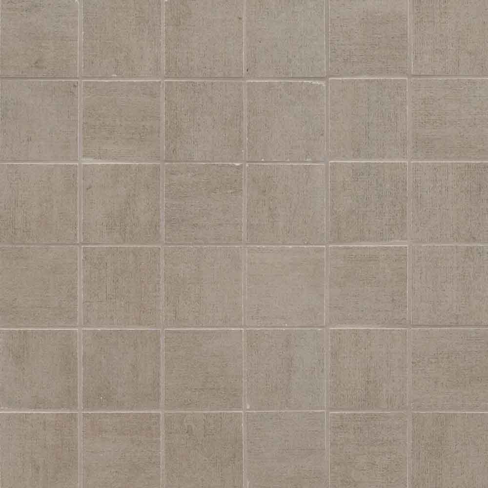 Mosaico de cerámica Gridscale Gris de 30,5 x 30,5 cm con montaje en malla - Colección MSI