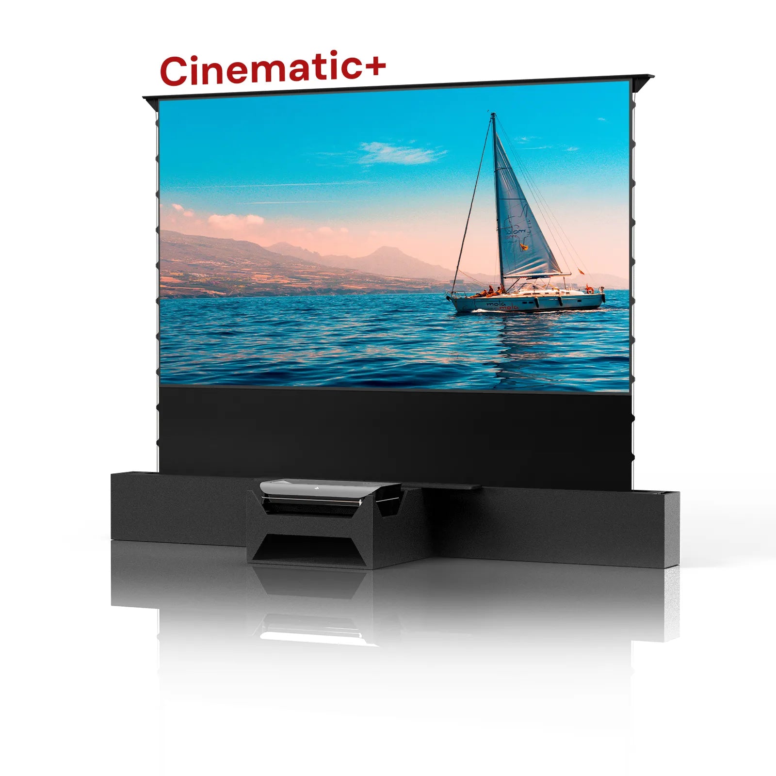 100''-130'' AWOL Vision Cinematic+ ALR Motorized Floor Rising Acoustic Screen