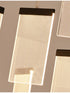 12 Lights -Luxury modern LED chandelier for staircase, lobby, living room, stairwell