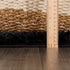 Alfombra peluda Faina de color negro liso lavable