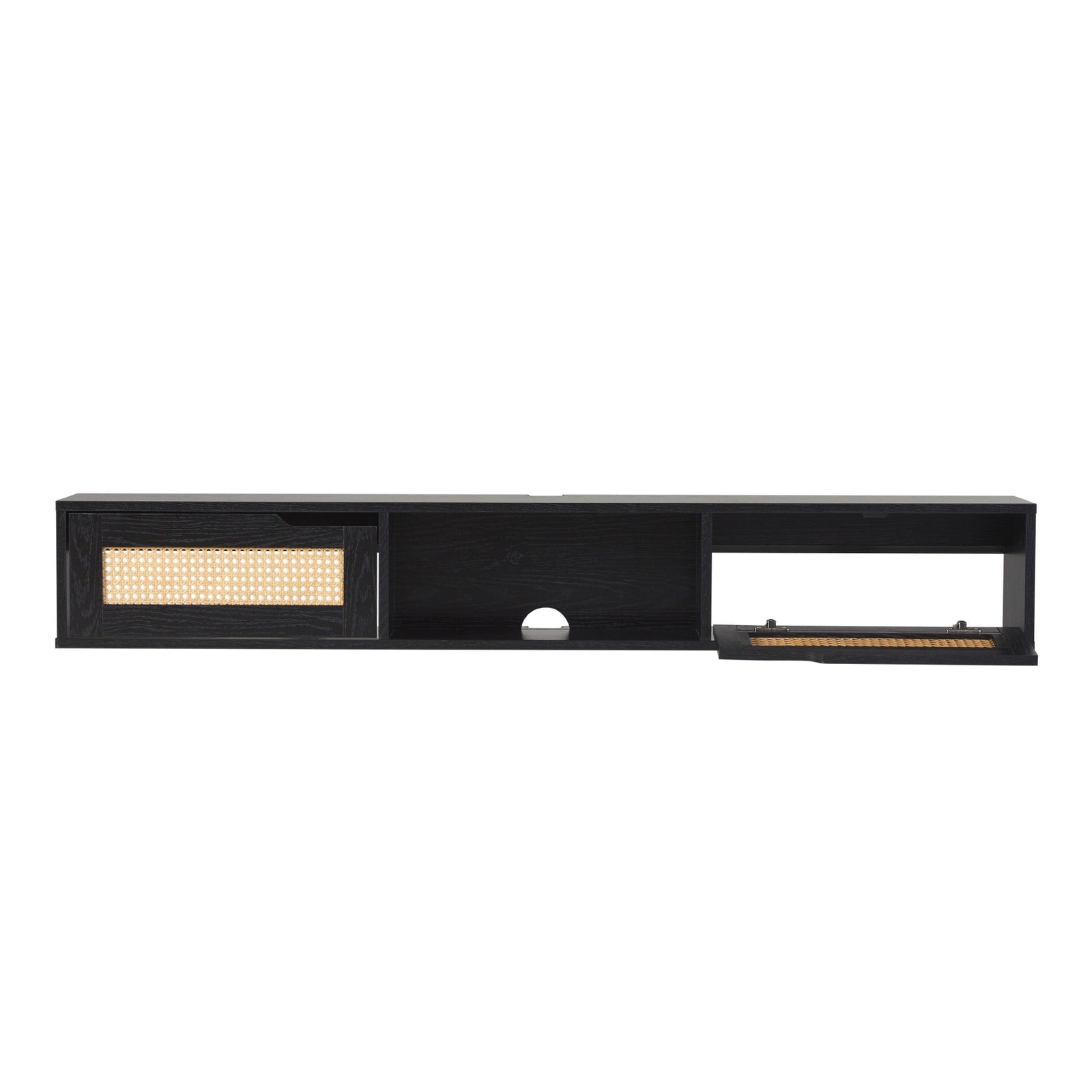 Mueble de TV flotante de dos puertas Hamkke Boho