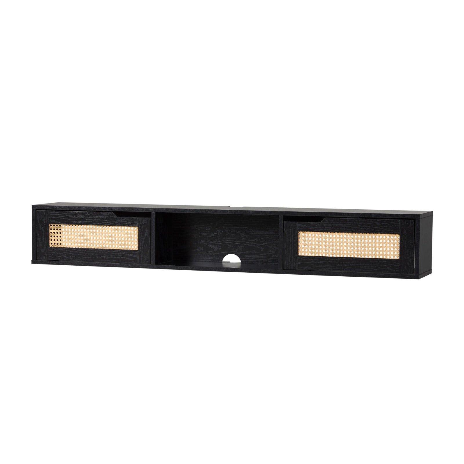 Mueble de TV flotante de dos puertas Hamkke Boho