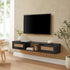 Mueble de TV flotante de dos puertas Hamkke Boho