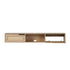Mueble de TV flotante de dos puertas Hamkke Boho